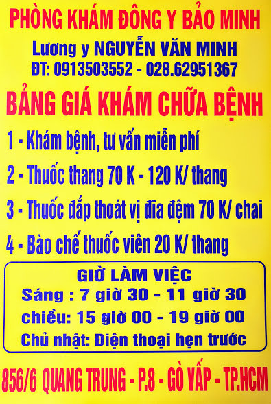 Đơn giá 1 thang thuốc bắc